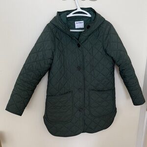 Old Navy Quilted Green Jacket